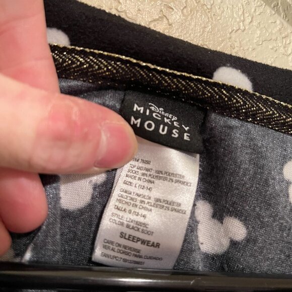 NWOT Men's Mickey Mouse Sleepwear Velour - Picture 2 of 3